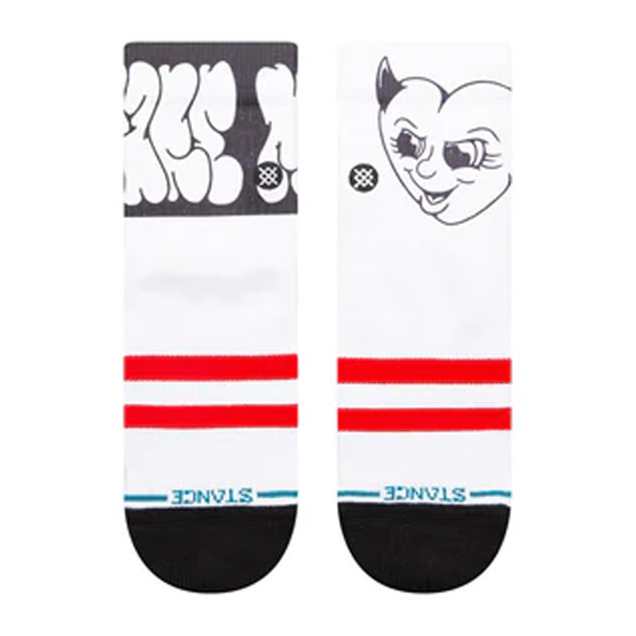 Stance Arpa Spare Me Quarter Sock White