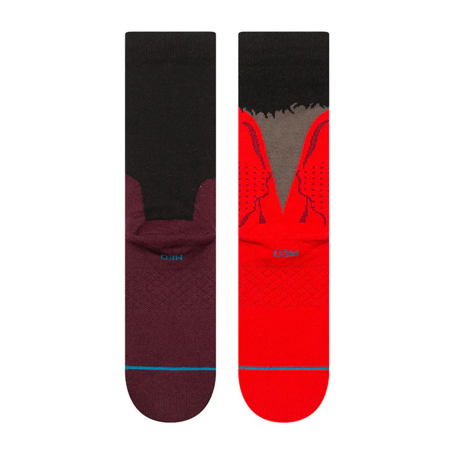 Stance Dearly Beloved Crew Sock Maroon