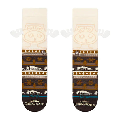 Stance Have Some Eggnog Crew Sock Darkbrown