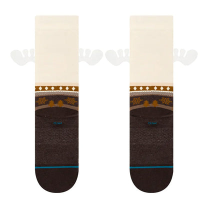 Stance Have Some Eggnog Crew Sock Darkbrown