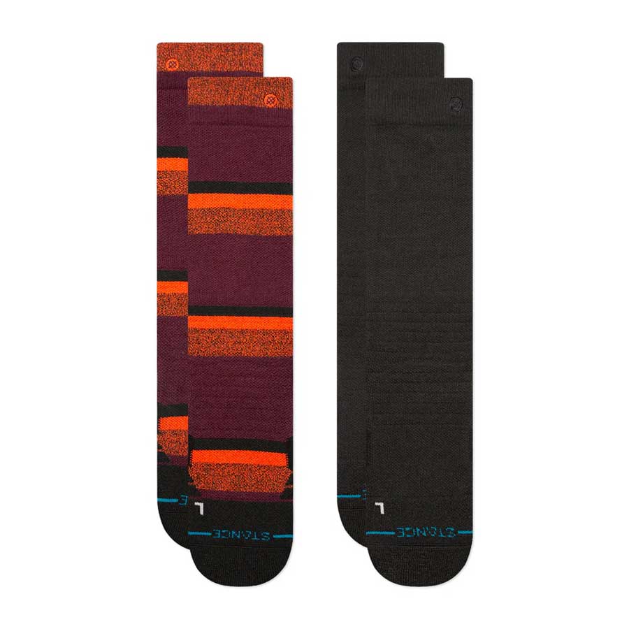 Stance Kid's Nightride 2 Pack Sock Black 2025