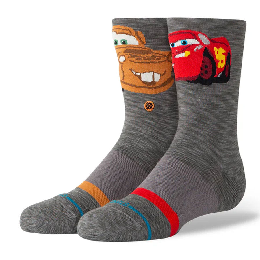 Stance Kids' Kachow Crew Sock Darkgrey