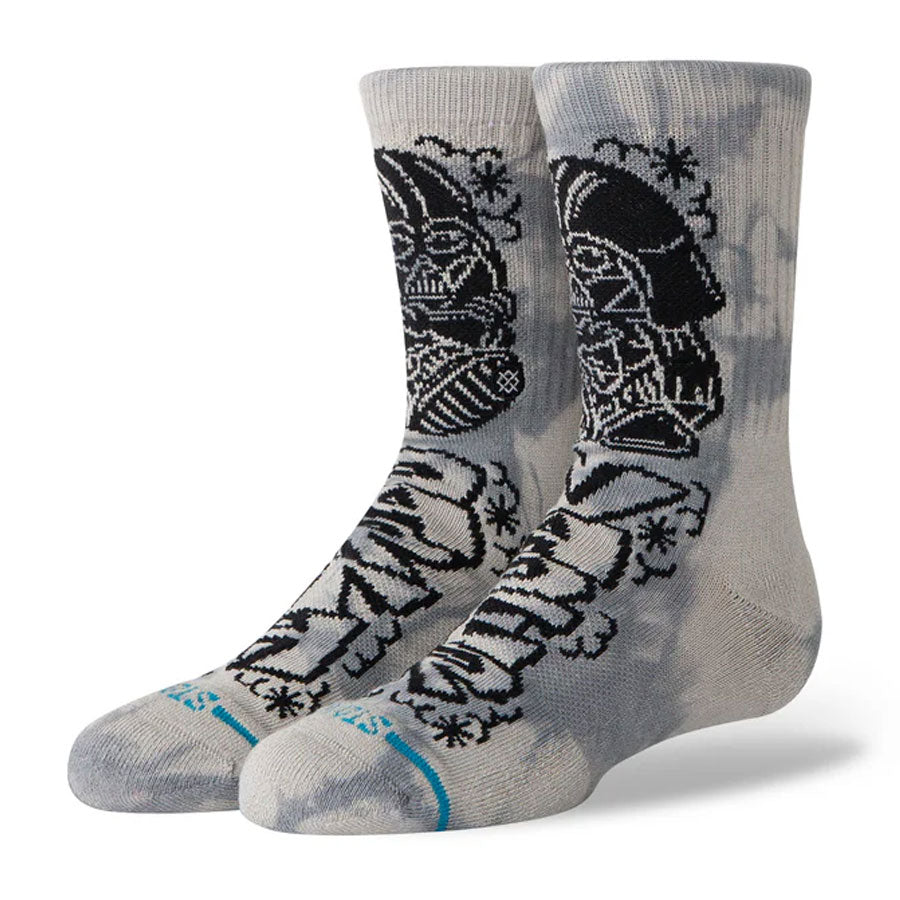 Stance Kids' Lucas Film Dj Darth Crew Sock Black