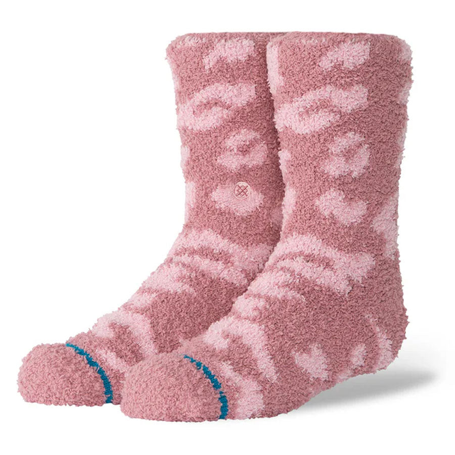 Stance Kids' Purrfect Crew Sock Dustyrose