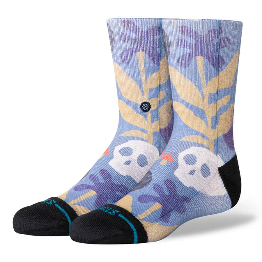 Stance Kids' Tropiskull Crew - Stoneblue