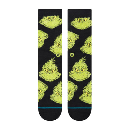 Stance Mean One Crew Sock Black