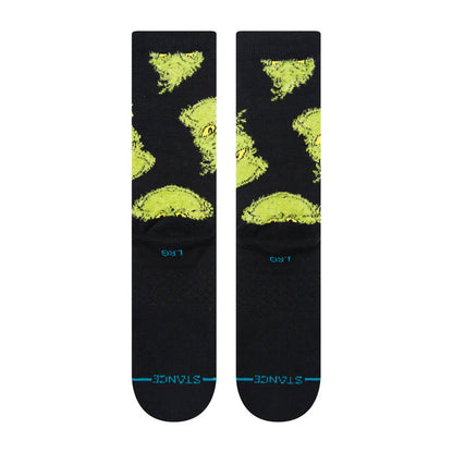 Stance Mean One Crew Sock Black