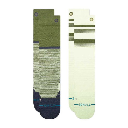 Stance Men's Backside Mid Poly 2Pk Green 2025