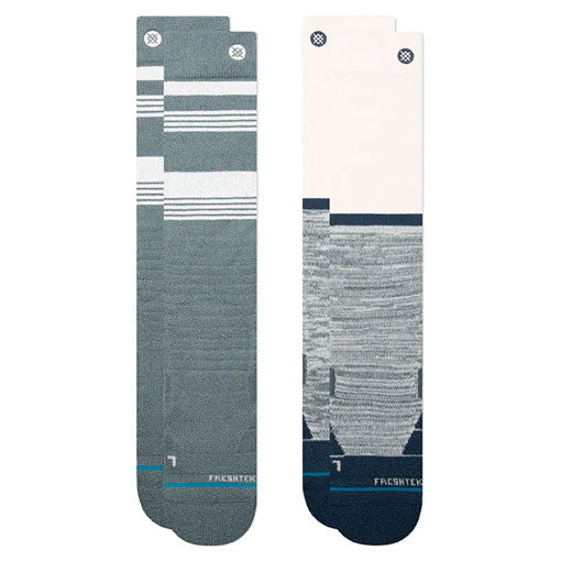 Stance Kids' Freeton 2Pk Teal Snowboard Sock 2024