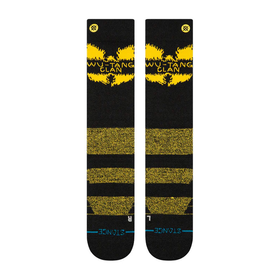 Stance Snow Shaolin Slums Wool Over The Calf Sock Black