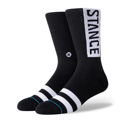 Stance Staples OG Crew Sock 3-Pack - Black/White