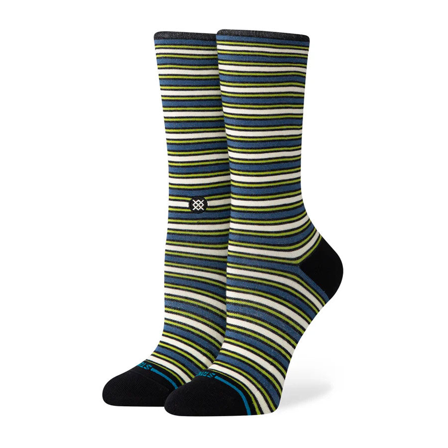 Stance Women's Fate Crew Sock Black