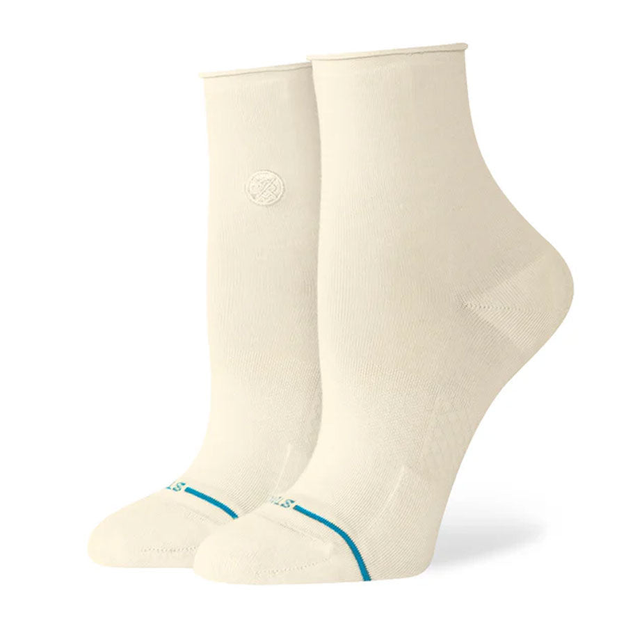 Stance Women's Rollin Quarter Sock Cream