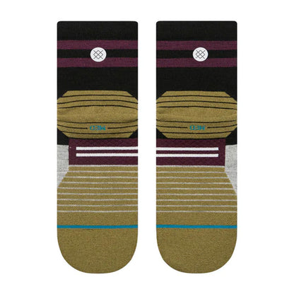 Stance Women's Run Minimal Light Wool Quarter Sock Black