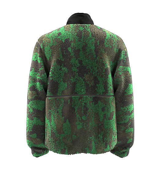 The North Face Extreme Pile Pullover Optic Emerald Camo