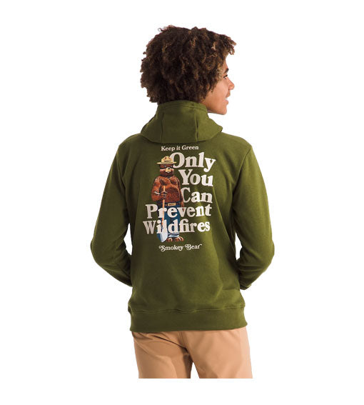 The North Face Kids' Camp Pullover Hoodie Forest Olive/Bear