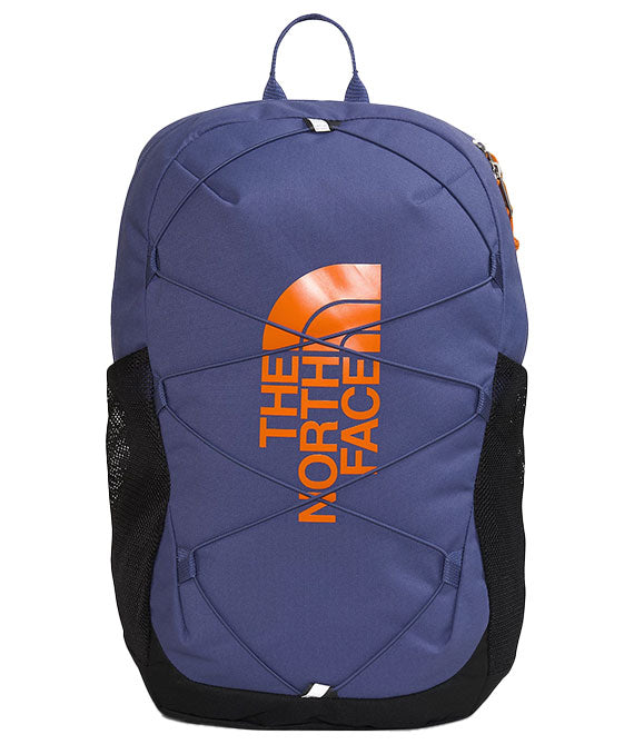 The North Face Kids' Court Jester Backpack Cave Blue/TNF Black/Mandarin 2024