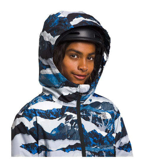 The North Face Kids' Freedom Jacket Optic Blue Mountain 2024