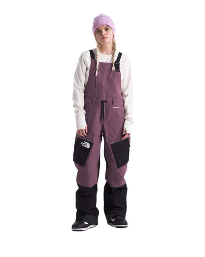 The North Face Women's Dragline Bib Midnight Mauve/TNF Black 2025