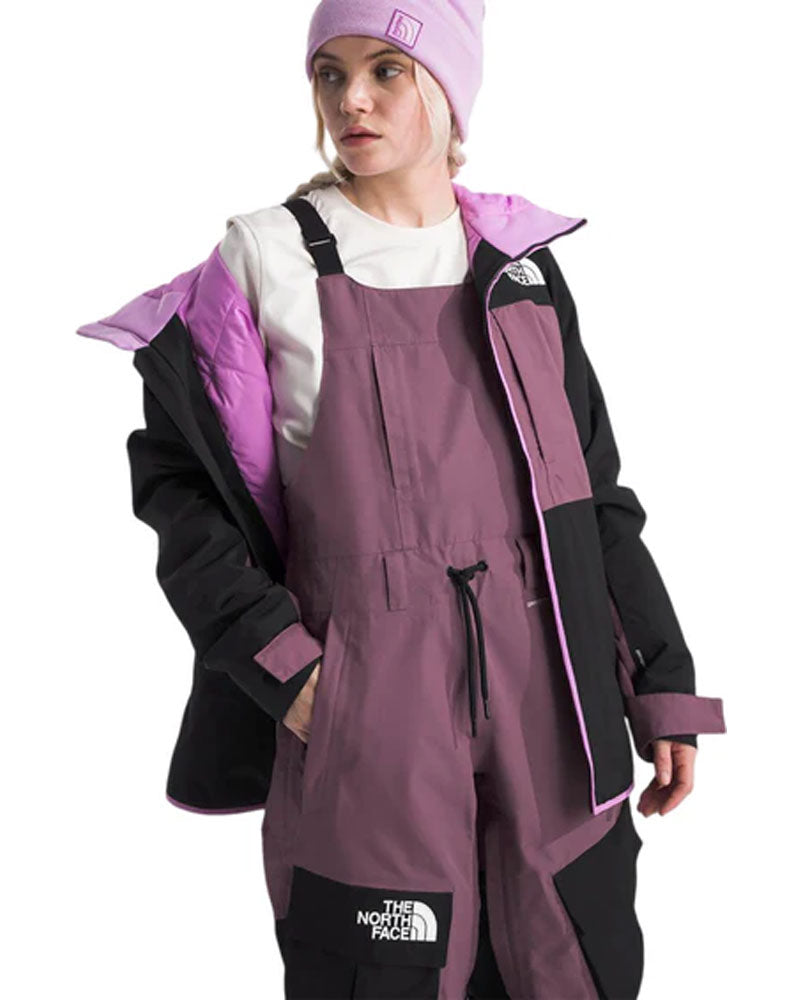 The North Face Women's Dragline Bib Midnight Mauve/TNF Black 2025