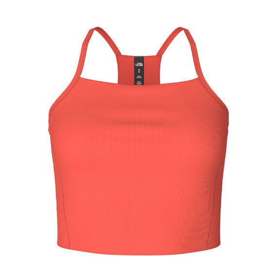 The North Face Women's Guide Forward Rib Tanklette Retro Orange