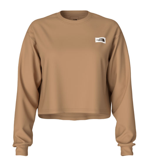 The North Face Women's Heritage Patch Long Sleeve T-Shirt Almond Butter 2024