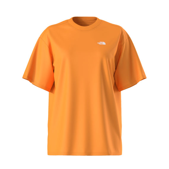 The North Face Women's S/S Evolution Oversized T-Shirt Apricot Glaze 2025