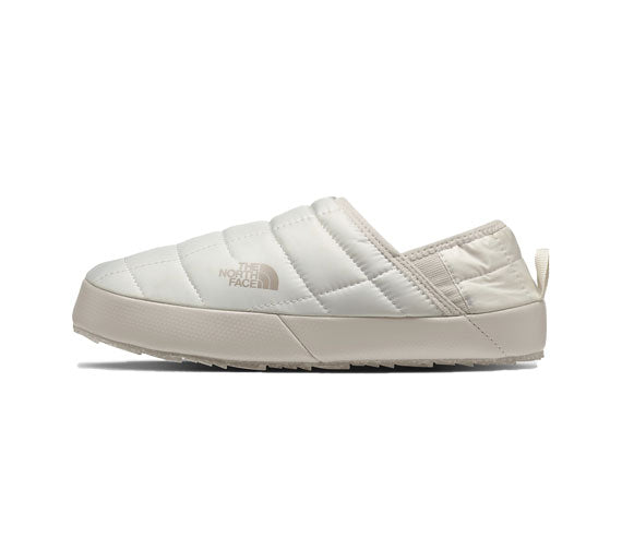 The North Face Women's ThermoBall Traction Mule V - Gardenia White/Silver Grey