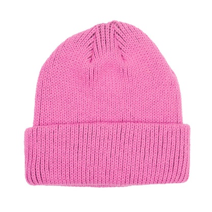 The Source Cuffed Leaf Label Beanie Baked Flamingo