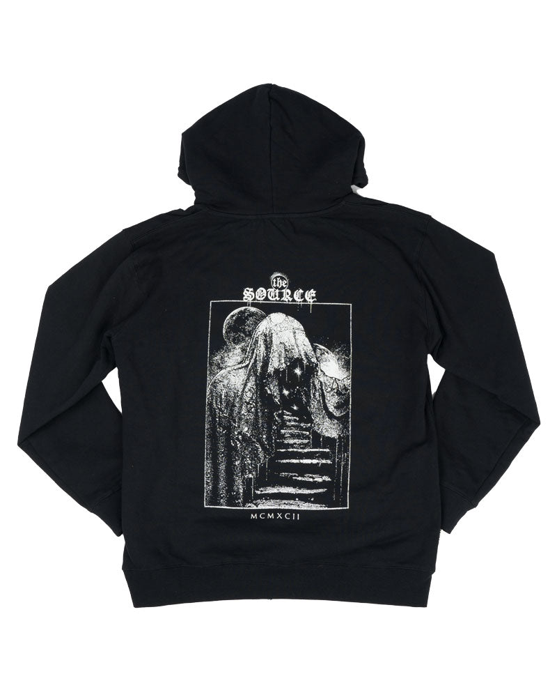 The Source Doom Hooded Sweatshirt Black/White