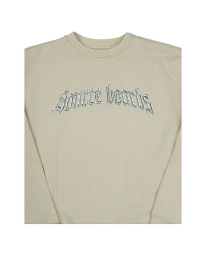 The Source Liquid Metal Crewneck Waterfall Mist