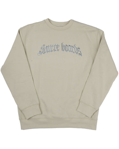 The Source Liquid Metal Crewneck Waterfall Mist