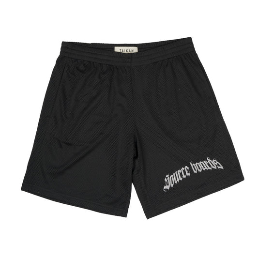 The Source Liquid Metal Mesh Short Omen Black