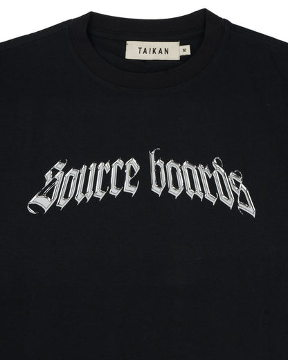 The Source Liquid Metal T-Shirt Omen Black