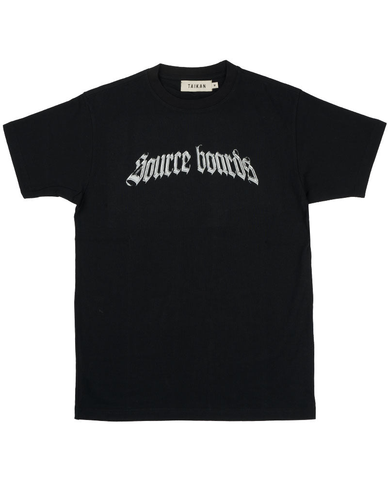 The Source Liquid Metal T-Shirt Omen Black