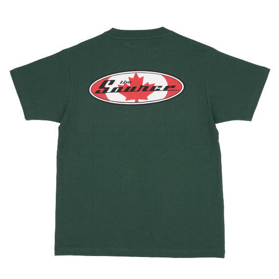 The Source OG Leaf T-Shirt Green Deep Bong Abyss