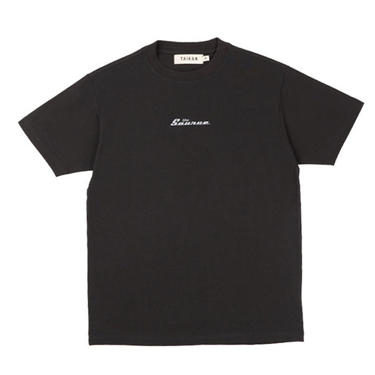 The Source Word Midweight T-Shirt Black/Crystal Emb