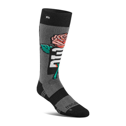 Thirty-Two Tm Merino Sock Black/Charcoal 2025