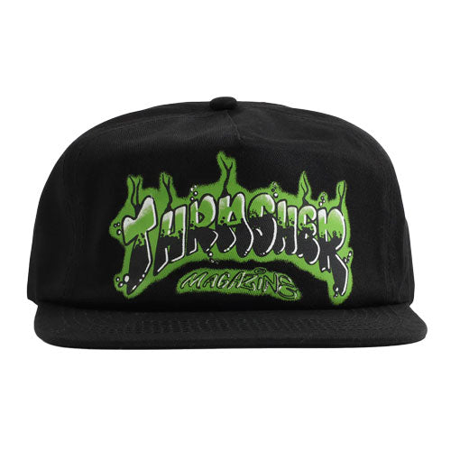 Thrasher Airbrush Snapback Cap - Black