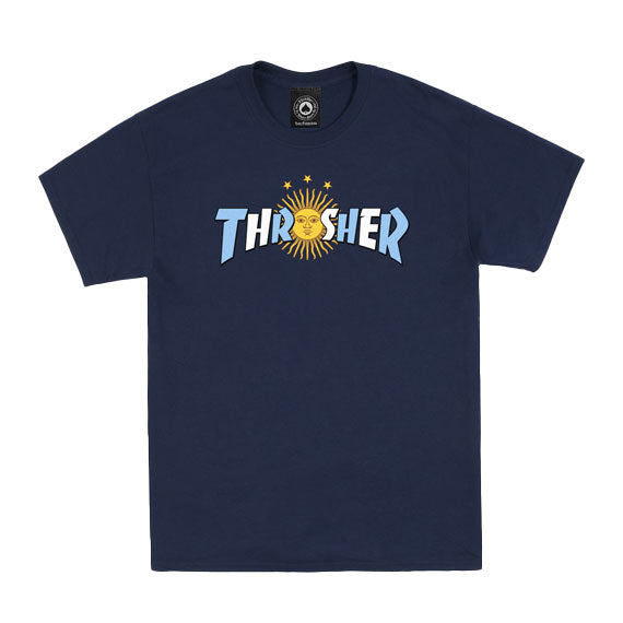 Thrasher Argentina Estrella T-Sshirt - Navy