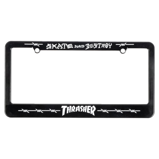 Thrasher Barbed Wire License Plate Holder