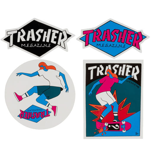 Thrasher FA22 Sticker 4-Pack