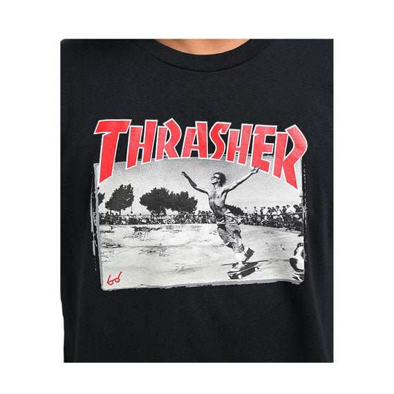 Thrasher Jake Dish T Shirt Black The Source Snowboard Skate