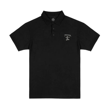 Thrasher Little Gonz Polo Shirt - Black
