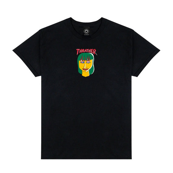 Thrasher Talk Shit By Gonz T- Shirt - Black