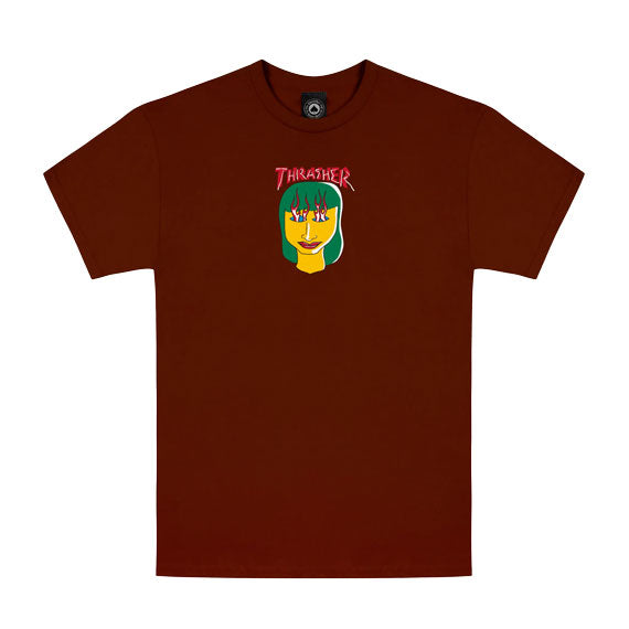 Thrasher Talk Shit By Gonz T- Shirt - Maroon