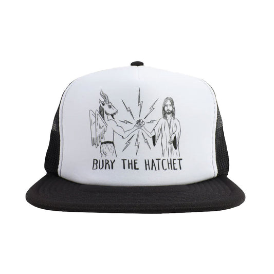 Thrasher X Toy Machine B.T.H. Trucker Hat - Black/White