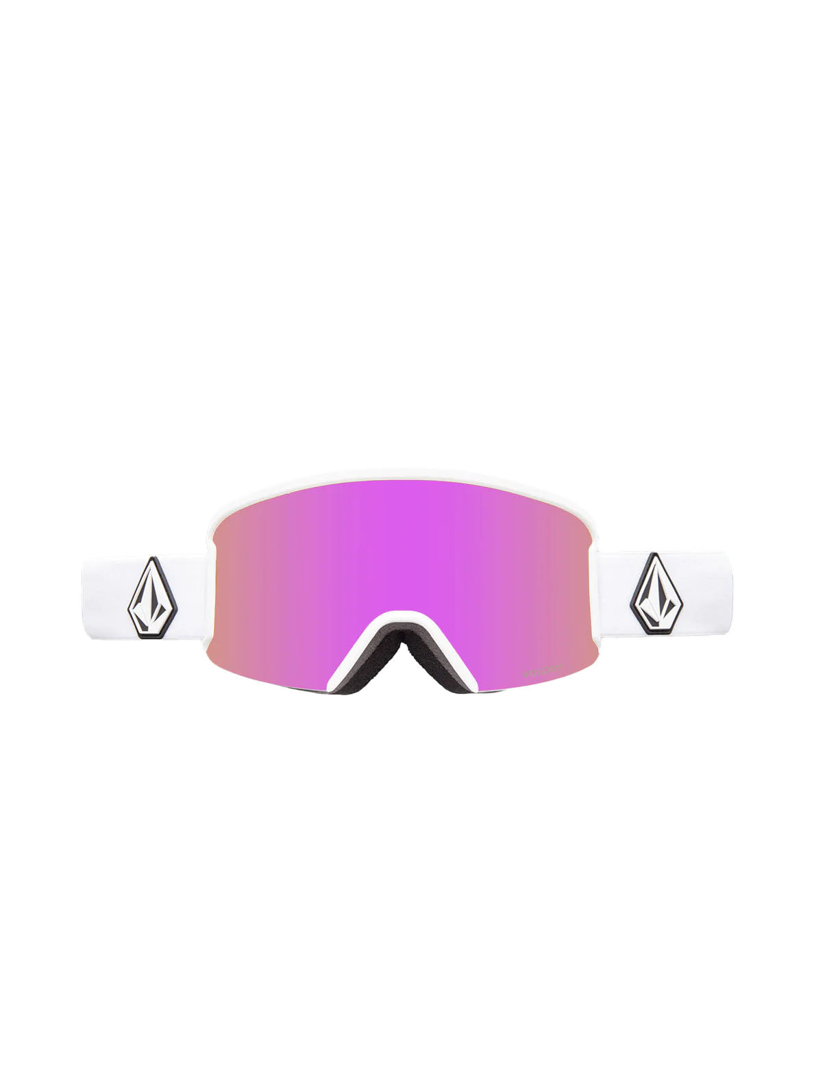 Volcom Garden Goggle Matte White/Pink Chrome + Bonus Lens 2024