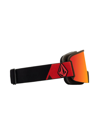 Volcom Garden Goggle Orange Brown/Red Chrome + Bonus Lens 2024