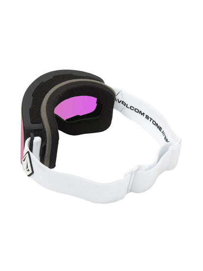 Volcom Odyssey Goggle Matte White/Pink Chrome + Bonus Lens 2024